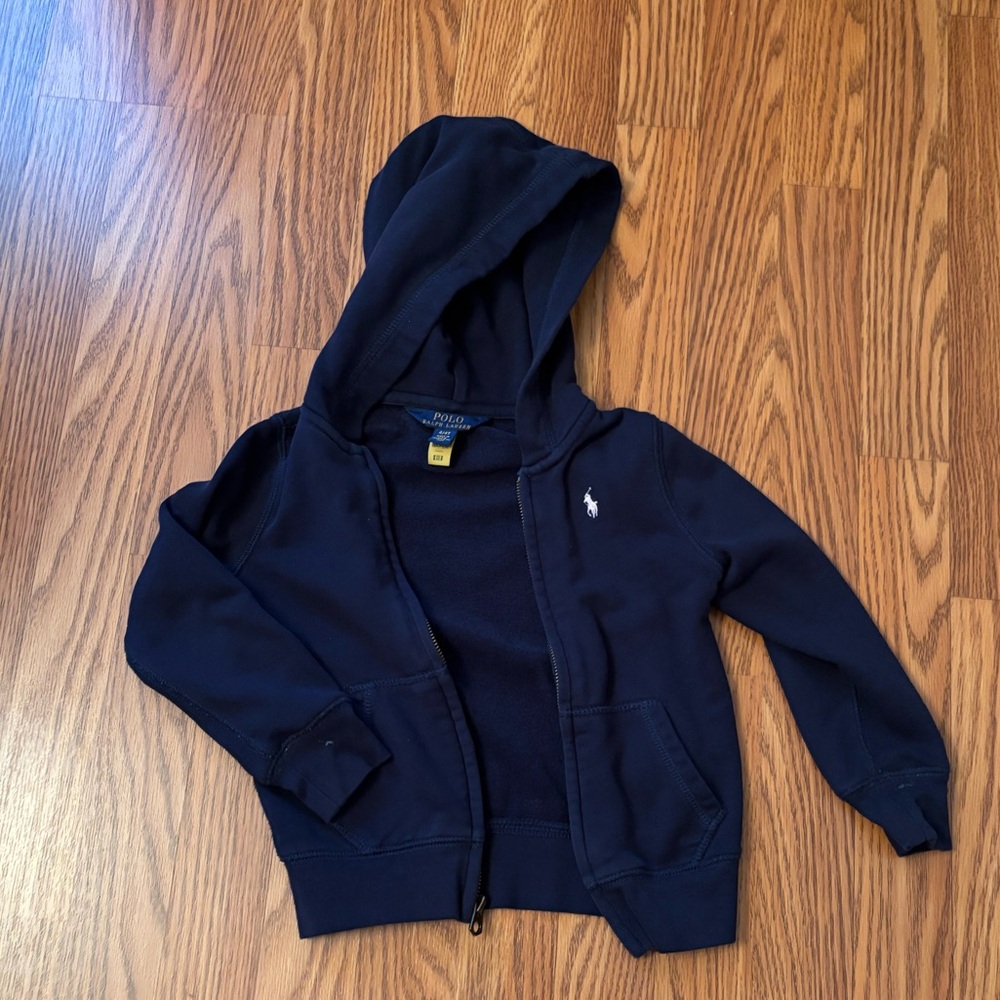 RL Navy Blue Kids Hoodie (4T)